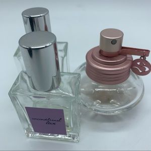 “Shakira”, and two “Unconditional Love” Perfume Bottles